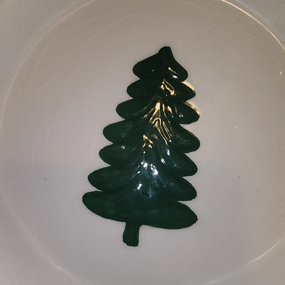 Ceramic Tree Design Spoon Rest - Picture 2 of 5